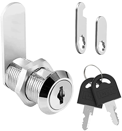 Litensh Verrou de sécurité pour boîte aux lettres, tiroir, armoire à outils, porte de placard avec clés (1, 30 mm) Cover