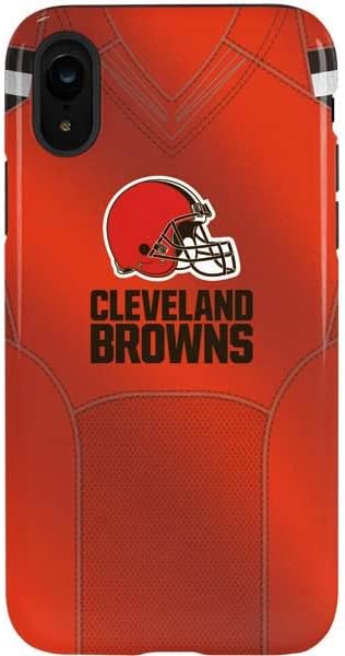 Skinit Pro Phone Case Compatible with iPhone XR - Officially Licensed NFL Cleveland Browns Design