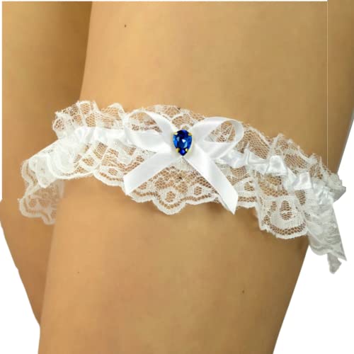 Giarrettiera di pizzo nozze matrimonio sposa biancheria intima regali de nozze bianco perlas