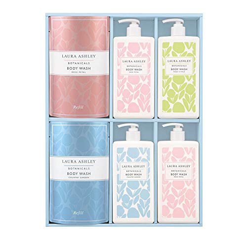 ローラ アシュレイ ボタニカル ボディウォッシュセット ボディーソープ本体詰替セット