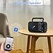 SEMIER AM FM Radio with Bluetooth Speaker, Rechargeable Radio Portable, AC Plug in or Battery Powered Transistor with Headphone Jack, Large Tuning Knob for Home/Outdoor/Office