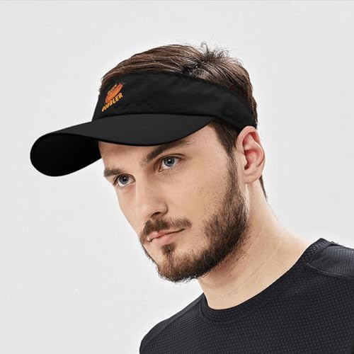 Image of Funny hot Dog glizzy Gobble Hat Sun Visor Hat for Adult Visor Hats Packable Golf Cap