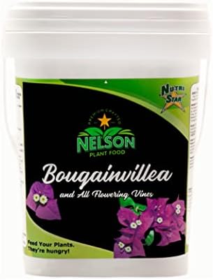 Nelson Plant Food - Bougainvillea Fertilizer - Outdoor and Indoor Plant Fertilizer - All Purpose Plant Food for Vines - Easy Use Granular Fertilizer (15 LB)