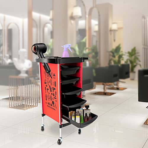 Chariot de rangement avec roulettes pour optimiser l'espace du salon