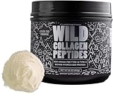 Wild Collagen Peptides Powder - Pasture Raised, Type 1 and 3, Grass Fed, Gluten Free, Single Ingredient, Unflavored, Non-GMO, Keto & Paleo Friendly (16 oz)