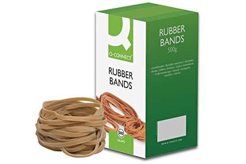 Q-Connect - Bracelets caoutchouc Élastiques - Numéro 69, 150.0 x 6.0 mm, 500 g
