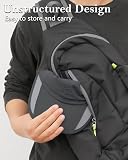 GADIEMKENSD Quick Dry Sports Hat for Men Lightweight Breathable Soft Outdoor Running Cap Baseball Caps (Deep Gray)