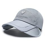 WWricotta Unisexe Mesh Peaked Cap Outdoor Sunhat Sunhat Ladies Big Brim Baseball Cap Respirant Fishing Hat/1