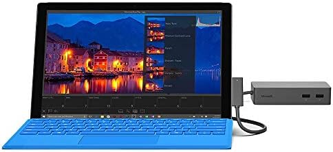 Microsoft Surface Dock Station (2x HD Video ports, Gigabit Ethernet port, 4 x USB 3.0 ports, Audio port) (Renewed)