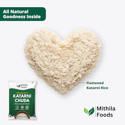 Image of MITHILA FOODS 1 Kg Pure Bhagalpuri Katarni Chuda (Poha) | 100% Natural, Freshly Packed, Rich in Aroma & Taste | Dahi Chura, Chura Pulav | Authentic Traditional Cultural Flavor From Bihar