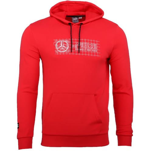 Sweat à capuche PUMA MAPF1 Hibiscus Medium pour passionnés de sport automobile