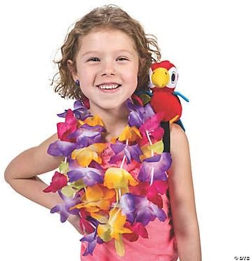 Fun Express Stuffed Parrot on Shoulder - Pirate Costume Accessory for Kids - Halloween Costumes