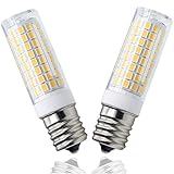 LTYY E17 LED Bulb,Dimmable 8W,80W Halogen Bulb Equivalent，800Lm, AC120V,E17 Bulb Warm White 3000k, for Over Counter Microwave Ovens (Pack of 2)