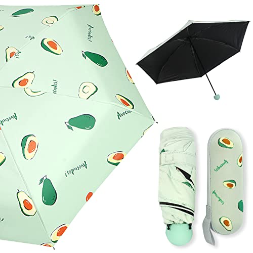 Unaone Mini Umbrella, Lightweight Portable Travel Umbrella With Case, Small Compact Sun And Rain Umbrellas Uv Protection For Women And Men #TOP22