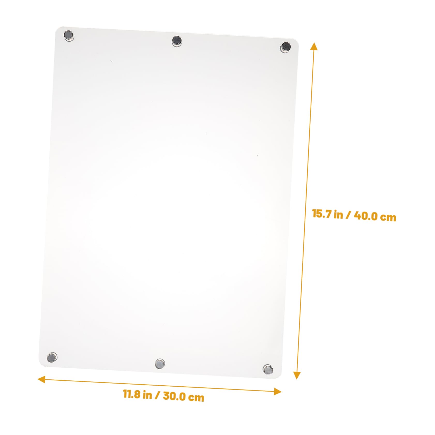 Stundenplan Whiteboard aus Acryl Magnetische Whiteboard Tafel für Kühlschrank Abwischbar und Praktisch Transparente Leere Fläche zum Planen und Zeichnen für Büro und Schüler