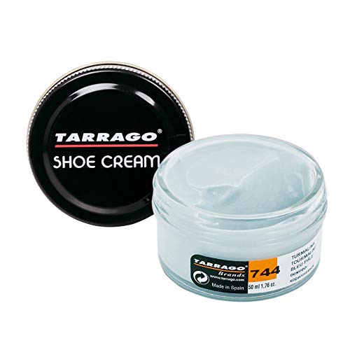 Tarrago Shoe Cream - Professional Shoe Polish With Carnauba Wax To Re-Color And Polish - Smooth Leather Shoes And Boots- Over 100 Colors - 50 Ml/ 1.7Fl. Oz - Tourmaline Pearly #744 #TOP29