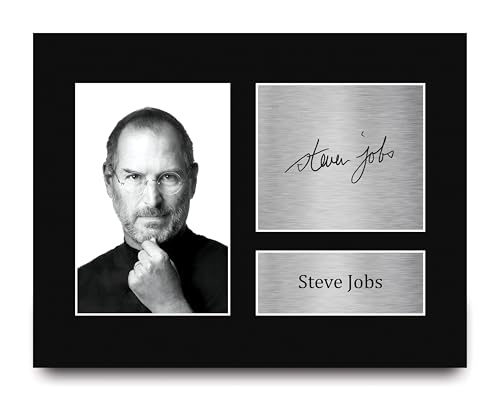 HWC Trading Steve Jobs Apple CEO Gifts Printed Signed Autograph Picture for Followers & Fans - US Letter (ID-007245)