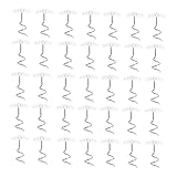 Homoyoyo 50 Piezas Clavos Espirales Transparentes De Acero Inoxidable para Fundas De Sofá para Faldones De Beca y Tapicería Clavos para Muebles para Fundas De Sofá