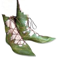 Aflngle Womens Fashion Leaf Shaped Block Low Heel Flat Ankle Boots Pointed Toe Lace Up Short Booties Casual Vintage Gothic Shoes