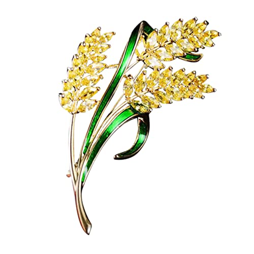 Broche zircon Healvian accessoire raffiné de haute finition pour robe