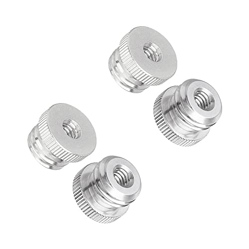 XMCYHH 4 Piezas Convert Screw Standard Adapter Tornillos Convertidores Adaptador De Metal Adaptador De Rosca del TríPode 1/4 A 5/8 Pulgadas para Monopié TríPode Soporte De Luz Soporte Hombro Cover