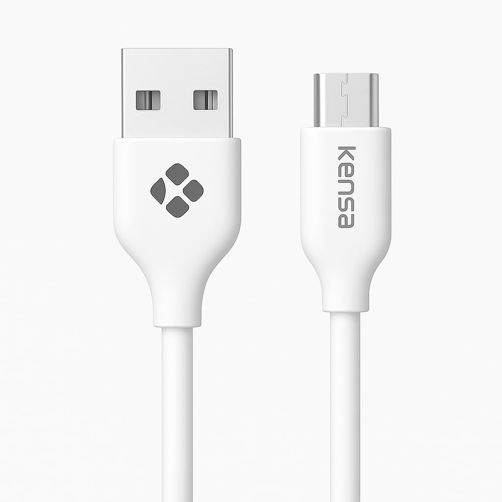 Micro USB Hızlı Aktarım Şarj Kablosu – 1 m Uzunlukta Mikro-USB Şarj ve Veri Kablosu, 2.4 Amper