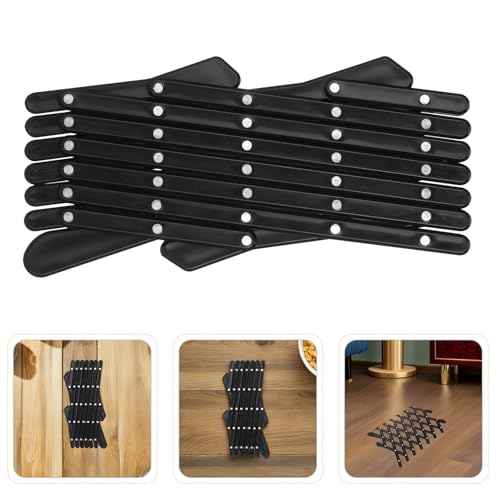 Barrière pour animaux extensible en PP noir grille ventilation auto - 8