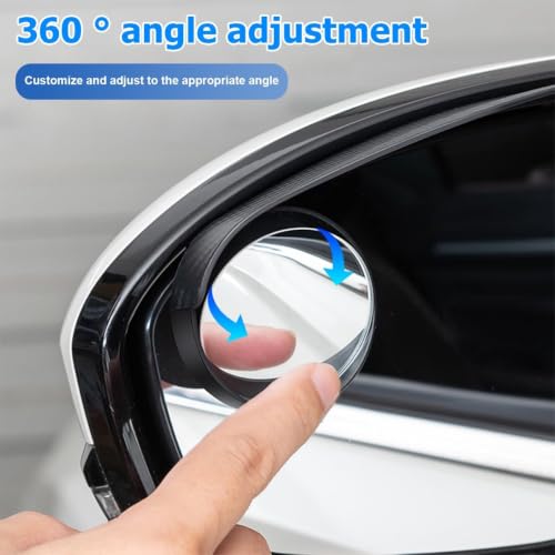 Espejo de ángulo muerto para Jeep Avenger 2024 retrovisor convexo exterior con visera 5
