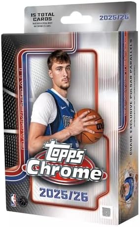 Topps 2025-26 Basketball NBA Chrome Basketball Trading Card Hange...