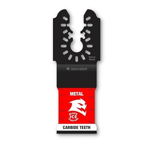 Diablo Amped Steel Demon Universal Fit Carbide Oscillating Blade for Metal - 1-1/4" Cutting Width, 1-1/2" Cutting Depth - DOU125CF