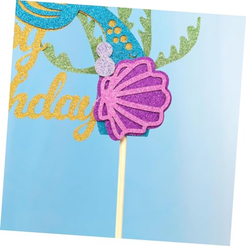 HONMEET 3 Pçs Decoração Do Mar Feliz Aniversário Decoração Crianças Decoração Acessórios Do Bolo Sup