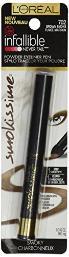 L'oreal Paris Infallible Smokissime Powder Eyeliner, Brown Smoke 702, 0.032 Ounce #TOP1
