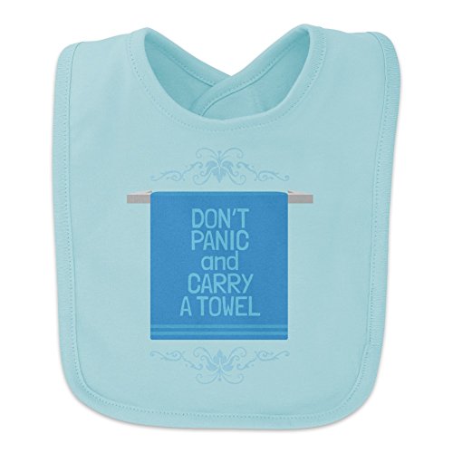 GRAPHICS & MORE Don't Panic and Carry a Towel Baby Bib