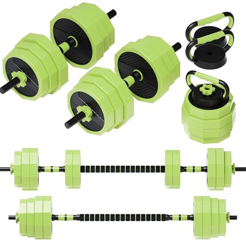 PROIRON _x ώ 30kg 4 in 1 15kg 2Zbg RlNVE`[uipVtgjdumbbell Ńo[xɂȂ_x z[W ؃g[jOƃEFCgteBOp (v30kg)(ubN+O[