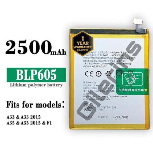 Image of Original BLP605 Battery for Oppo A33-2015 (F1, F1F, F1W, F1FW) Battery with 1 Year Warranty**(CAR171)