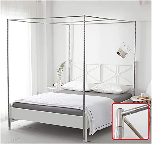 Poste de cama de 4 esquinas para crear un dormitorio elegante y protegido 2