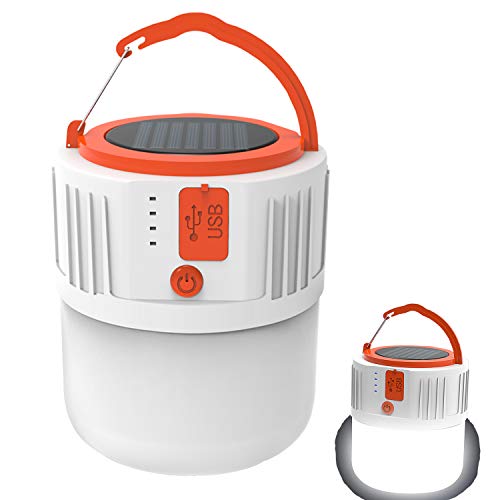 Remebe Linterna de Camping LED, Luces de Tienda de Linterna de Camping Recargables USB, Banco de energía, Uso a Prueba de Agua, Modo de 5 Luces para Senderismo de Emergencia