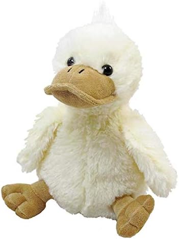 WISHPETS 7" Sitting Creamy Duck Stuffed Animal Plush Toy