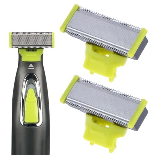 SHANHUHAI 2 Piezas Cuchillas De Repuesto Originales Para Recortador De Barba y Maquina De Afeitar Hombre,Compatible Con Todos One 1 blade