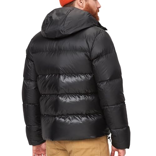 MARMOT Men's Guides Down Hoody Jacket, Black, Small by MARMOT - Used condition - Image 2