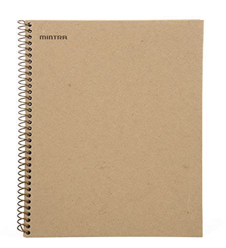 Mintra 100% Recycled Notebooks (Letter Size (8.5In X 11In), Plain Cover 3Pk) #TOP1