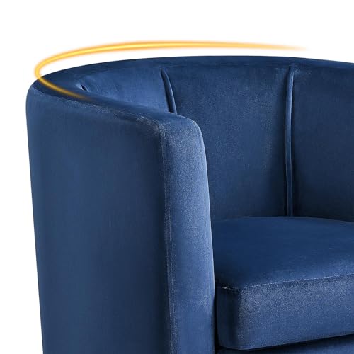 Sillón Plegable Terciopelo Azul miniatura 5