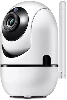 RoboX CareCam Pro 360° Smart Pan Tilt Home Office WiFi Camera | Wireless Indoor Security 2MP 1080P (Full Hd) | Night Vision | Up to 128 Gb MicroSD Card Slot | Motion Detection