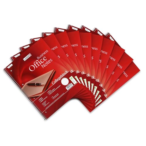 herlitz Collegeblock A4 kariert Rand links, 80 Blatt, gelocht...