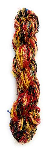 Recycled Chunky Banana Silk Yarn For Knitting, Weaving And Crochet / Thick Yarn 100Gm (Multicolor Jp) #TOP1
