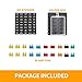 BUNKER INDUST 10-Way Fuse Box Blade Fuse Block Holder with LED Indicator for Blown Fuse Waterpoof Protection Cover for Car Boat Marine Automotive,Include 20Pcs Blade Fuses and 1Pcs DIY Sticker