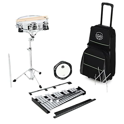 Mapex Snare Drum/Bell Percussion Kit with Rolling Bag