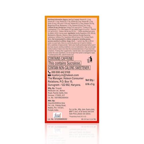 Image of Centrum Recharge: Tasty Orange Flavoured Powder Drink Mix | No Added Sugar| Instant Energy & Hydration | 13 Vitamins & Minerals | Boosts Immunity | Vitamin B, C, Zinc, Magnesium | Pack of 36 sachets