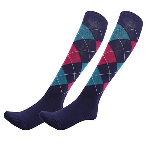 1 par de meias de compressão, meias de pressão esportivas elásticas para cuidados com panturrilha pa