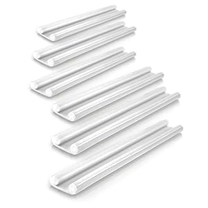 Meisterfaktur tochtwering voor deuren – Voor alle deuren – Ideale deur tochtwering voor een effectieve afdichting tegen tocht, geluid & kou (6 stuks (wit))